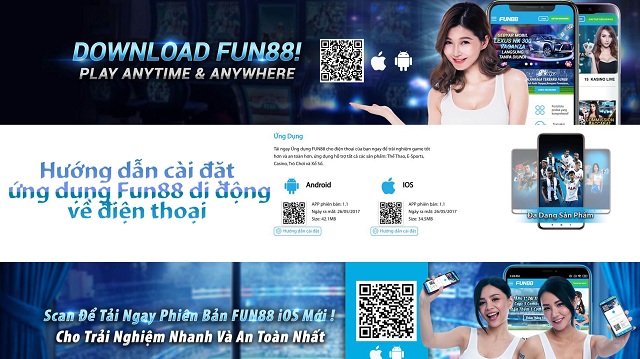 Fun88 4 Ứng dụng giải trí trên điện thoại mang đến trải nghiệm tiện lợi cho người dùng