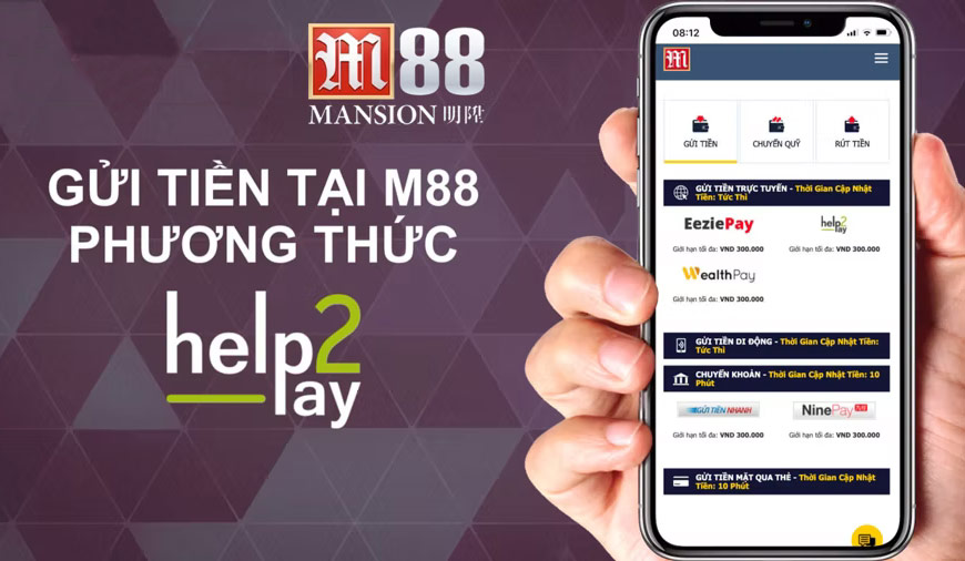 M88 16 Hướng dẫn các bước gửi tiền nhanh chóng tại nhà cái M88