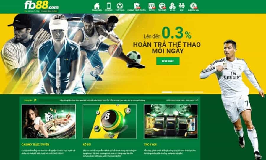 Top Những Nhà Cái Cá Cược Thể Thao "Ăn Tiền Thật" Hiện Nay 19 Nhà cái FB88 với thiết kế giao diện vô cùng tỉ mỉ